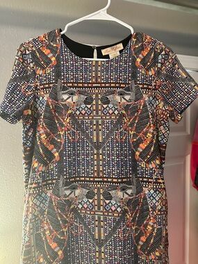Mara Hoffman XS Multicolor Egyptian Print Sheath Dress
